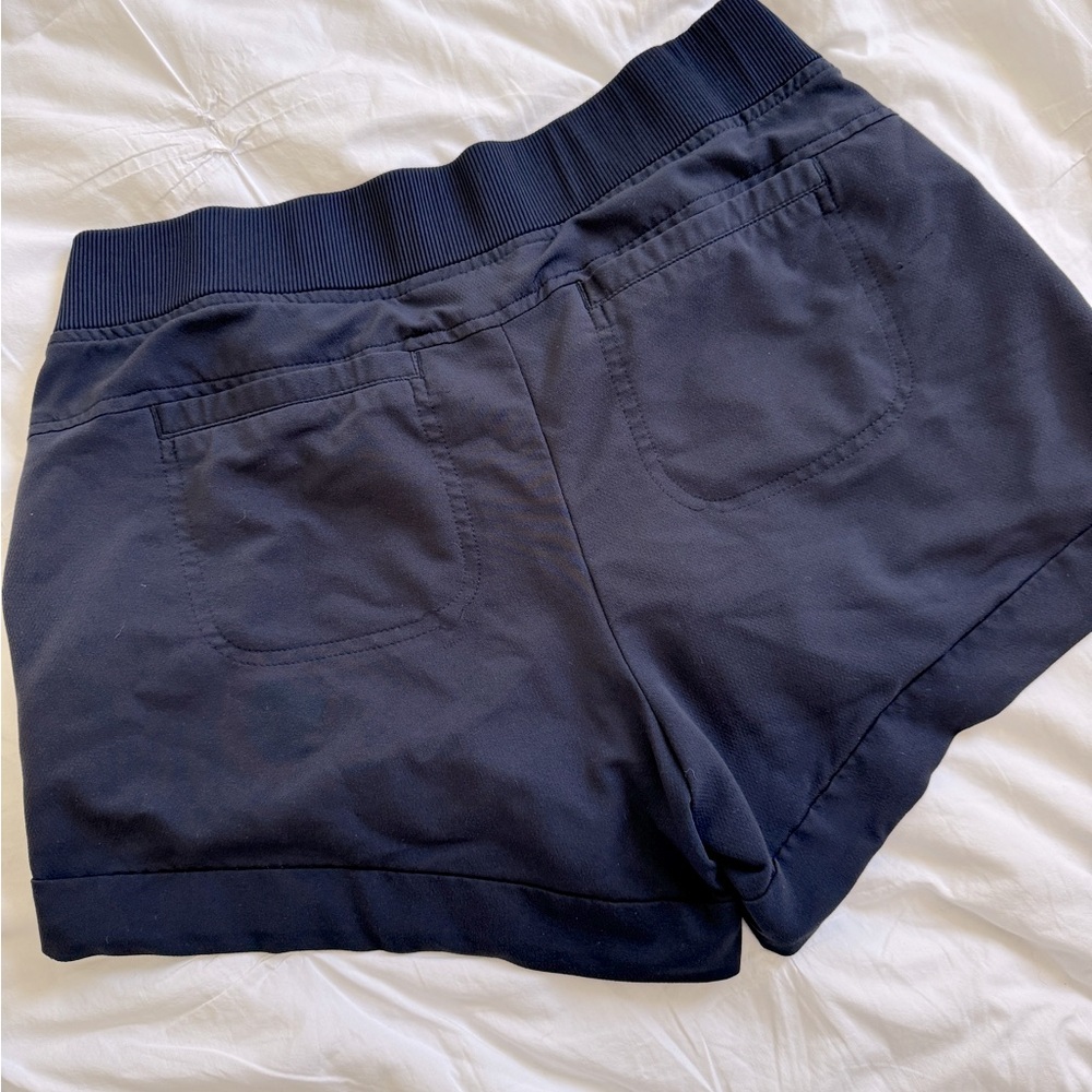 Athleta navy blue shorts